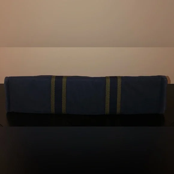 Hermes Authentic Fourre Tout Navy/Green Tote Bag,GUC. - Picture 12 of 17